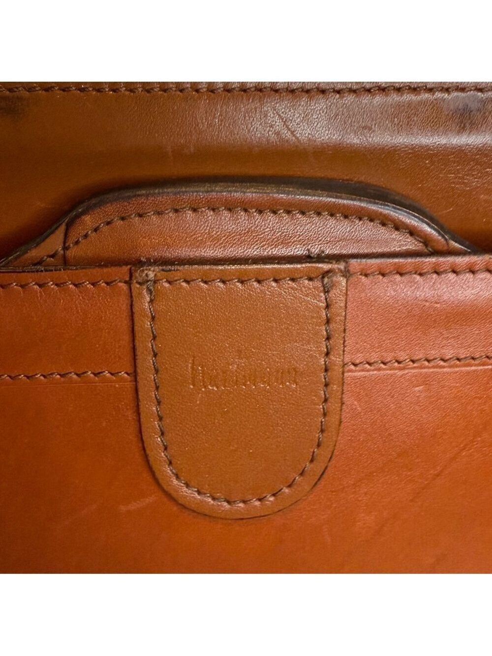 HARTMANN VINTAGE PORTFOLIO LEATHER EXECUTIVE STRUCTURED BRIEFCASE - Picture 13 of 14